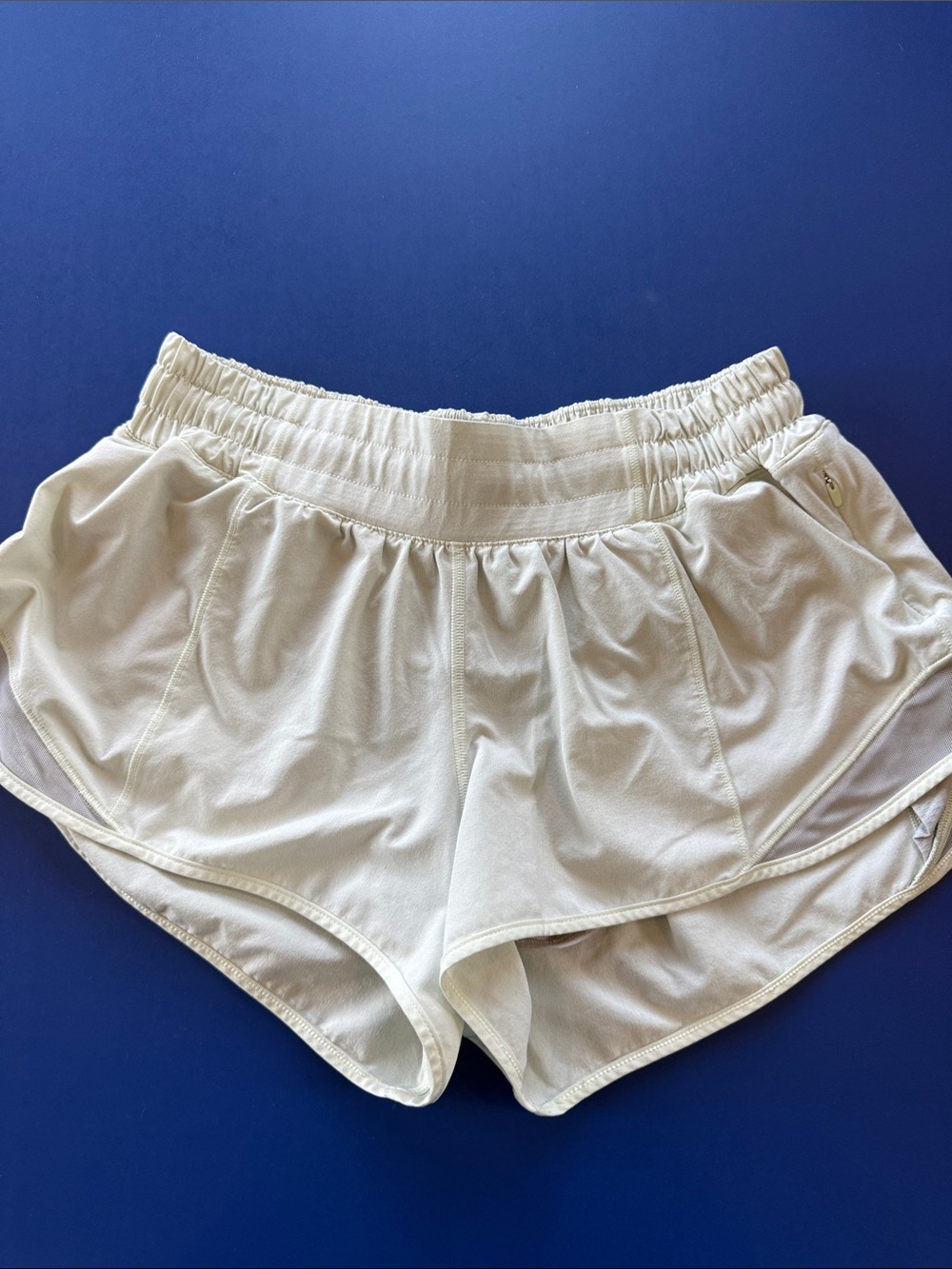 Women’s very pale green Athletic Shorts - Lightweight lululemon Shorts size 4